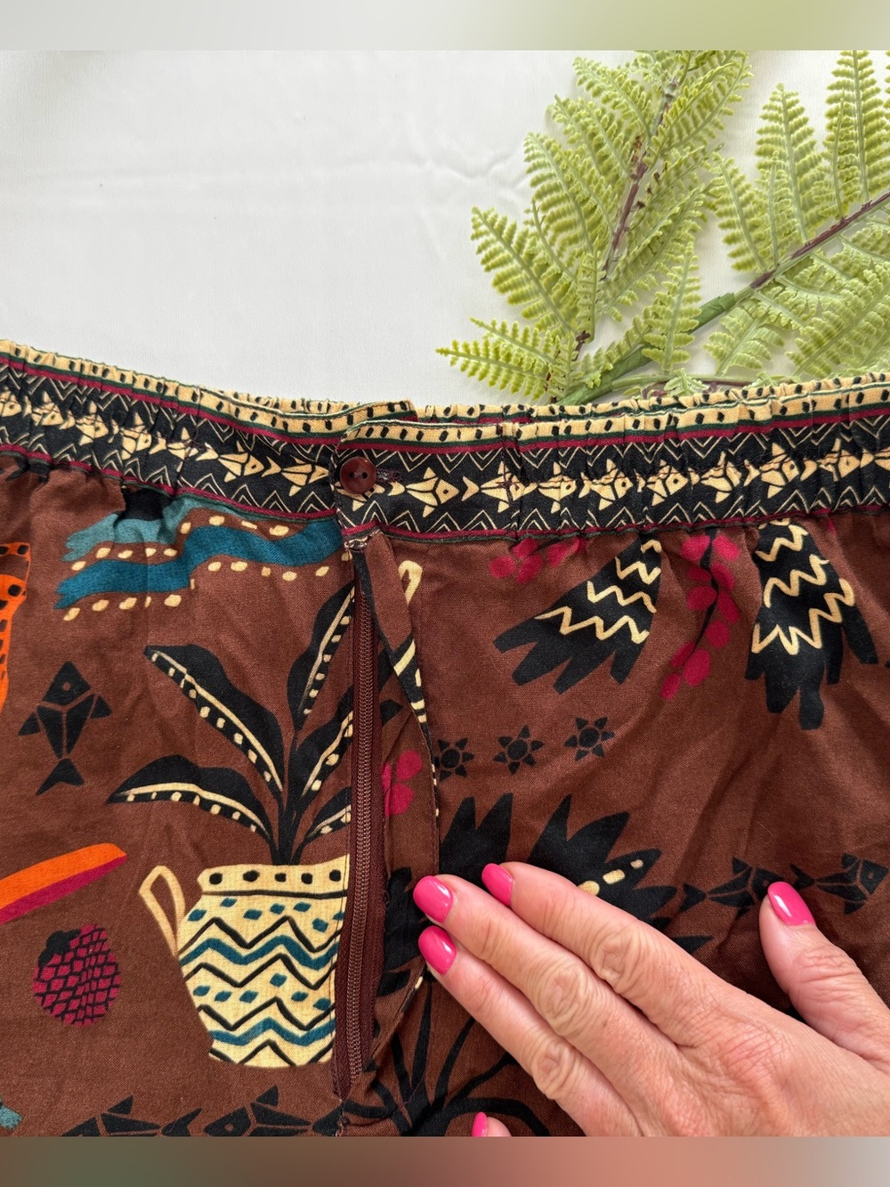 FARM Rio x Anthropologie Call of the Wild Wide Leg Pants Size Small - Picture 6 of 6